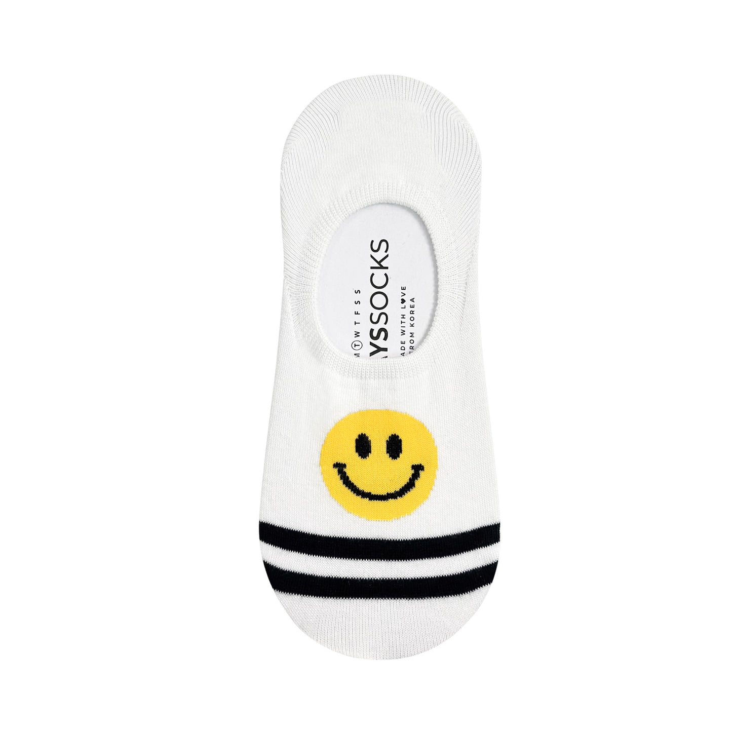 Women's No Show Happy Smile Socks