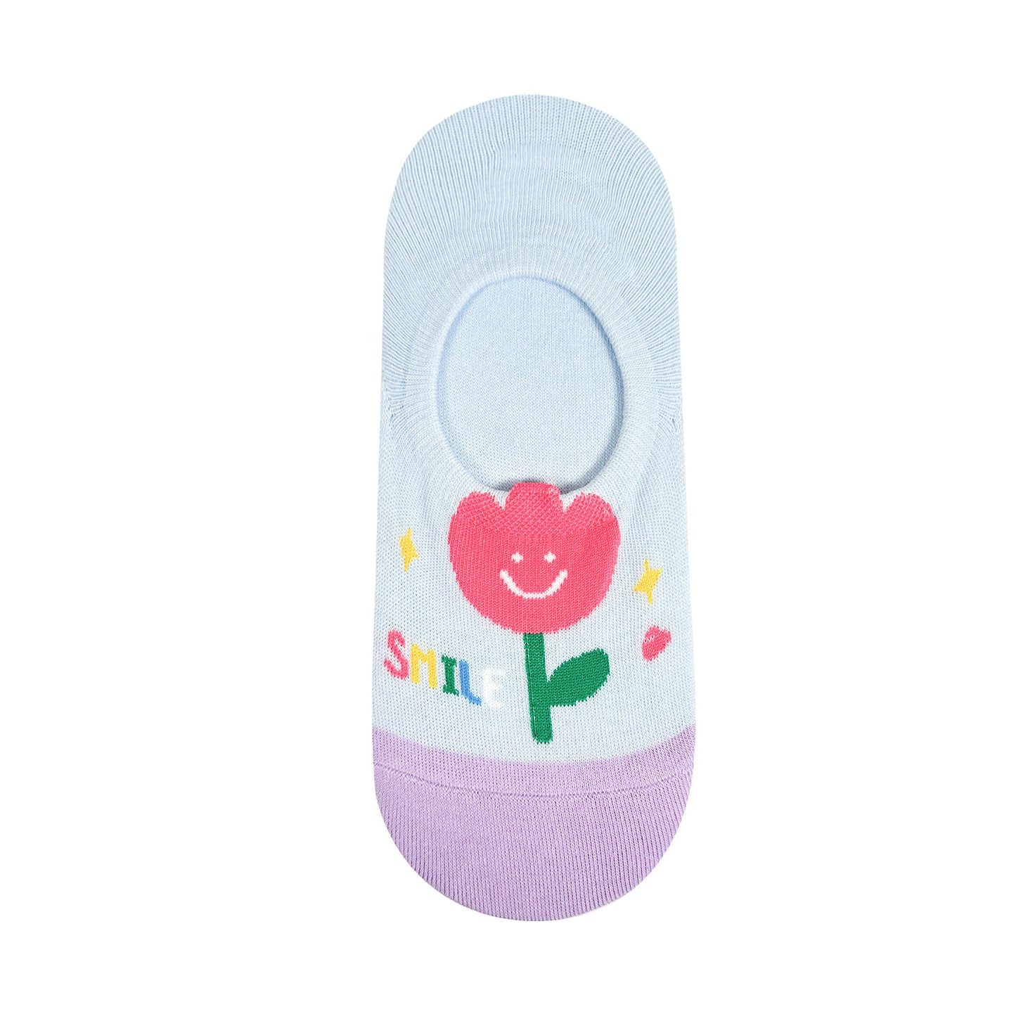 Women's No Show Flower Mood Socks