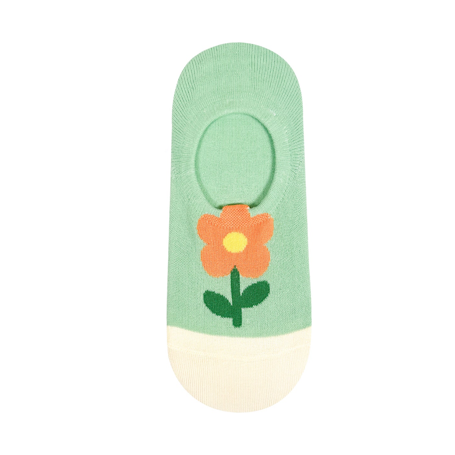 Women's No Show Flower Mood Socks