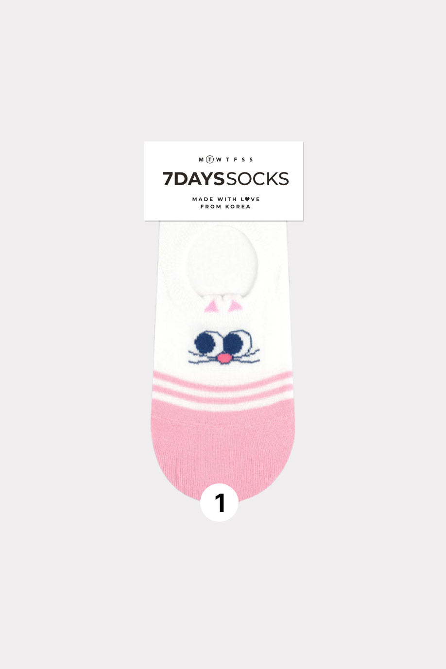 Women's Cat's Eye No-show Socks - Made in Korea