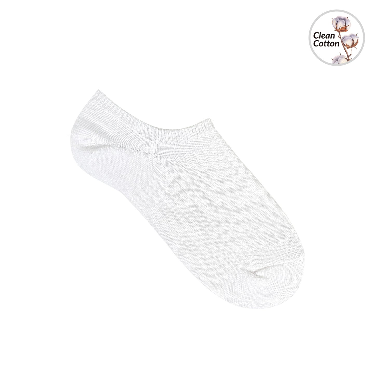 Women's No Show Non Slip Odor-Free Fragrant Ribbed Cotton Socks