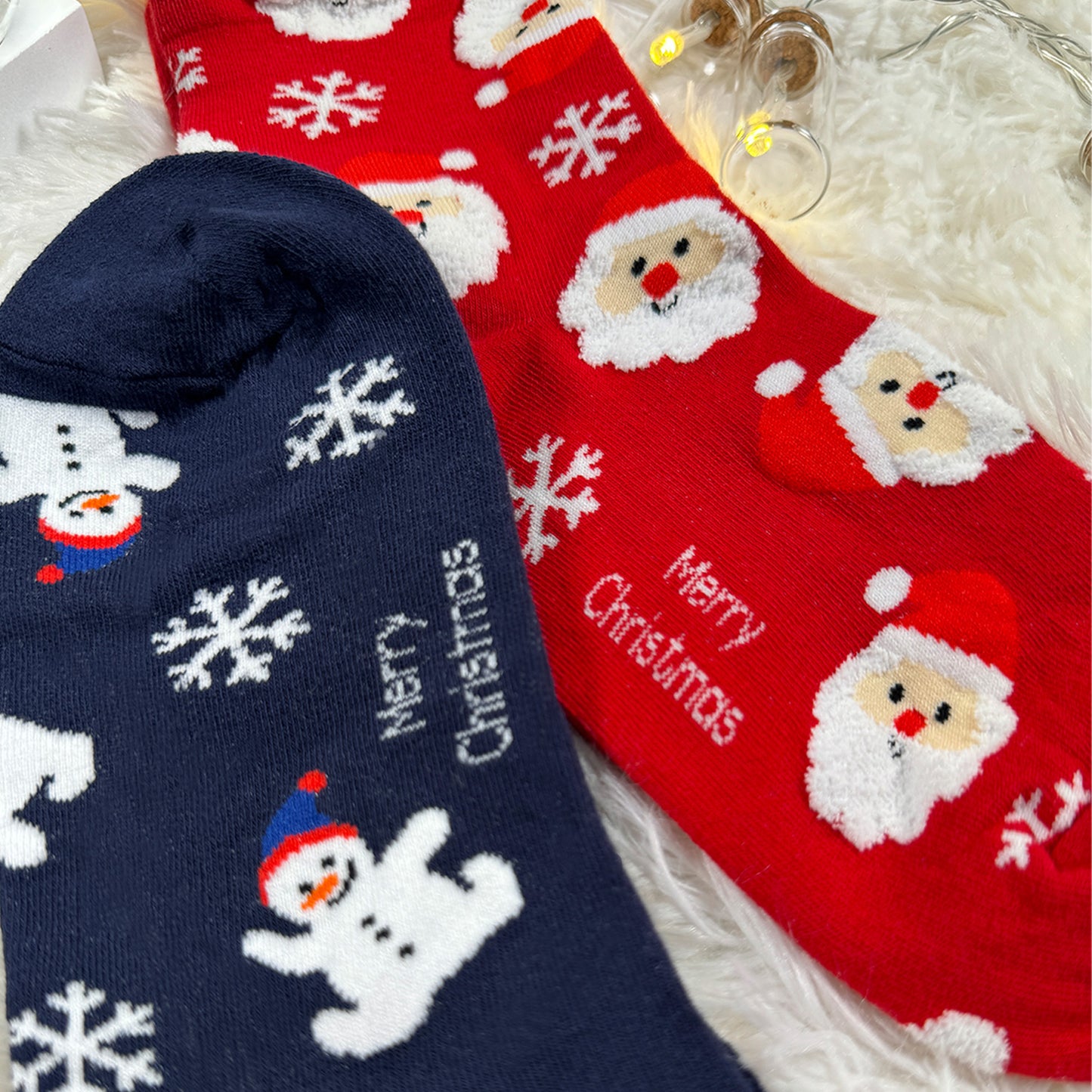 Women's Crew Merry Snowing Socks