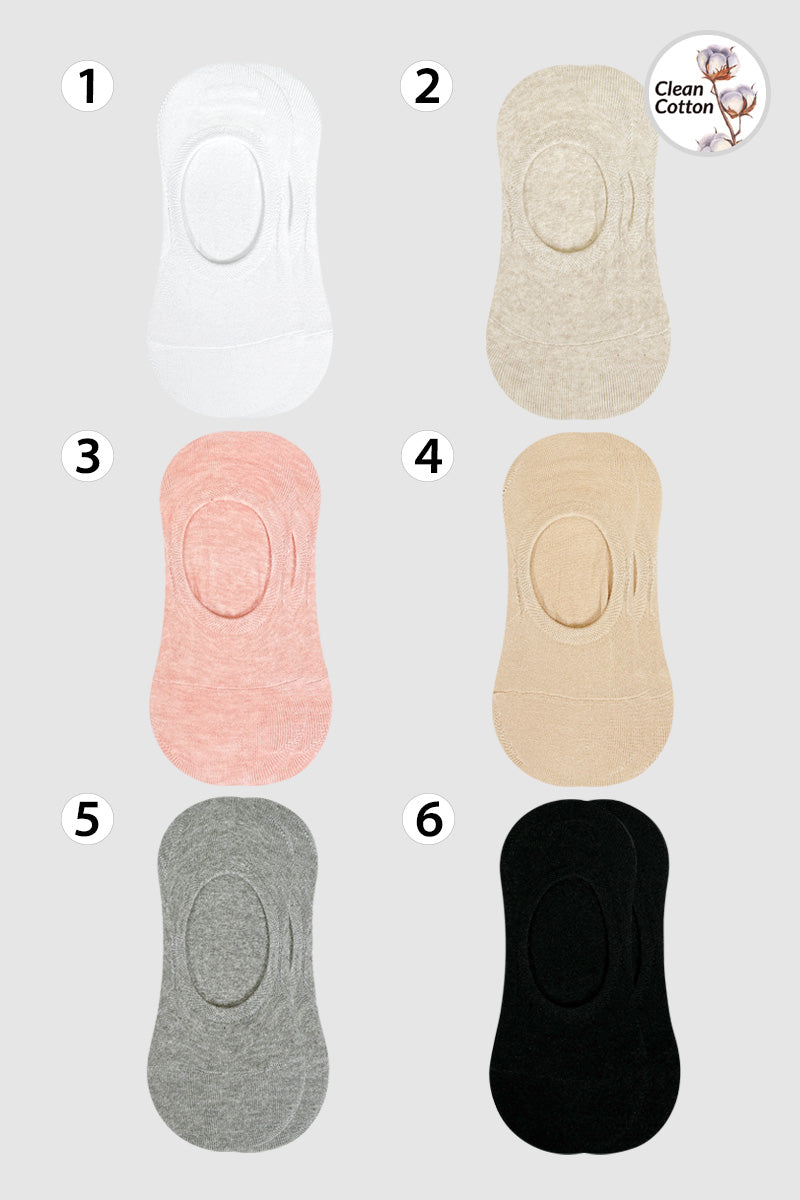 Women's No Show Non Slip Odor-Free Fragrant Seamless Cotton Socks