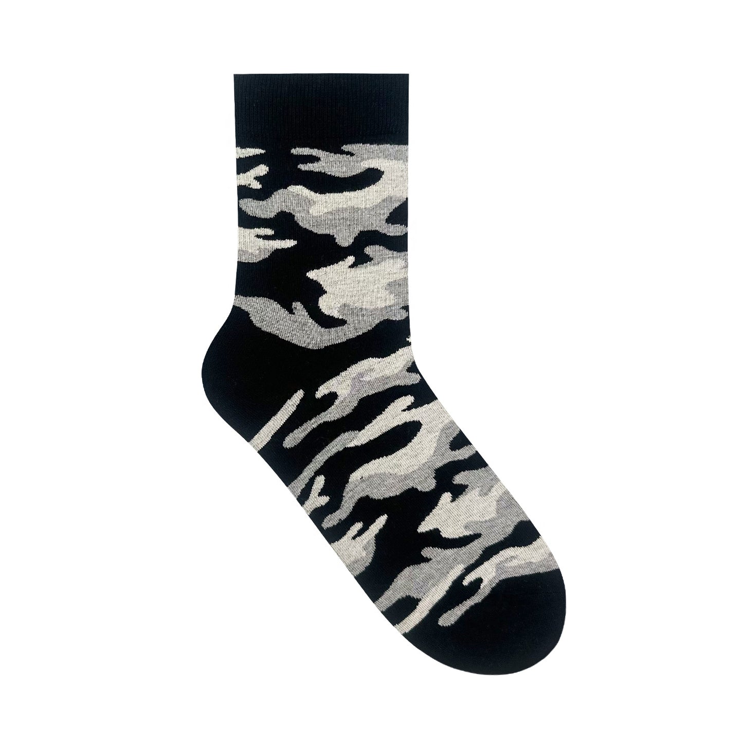 Men's Crew Camo Pattern Socks