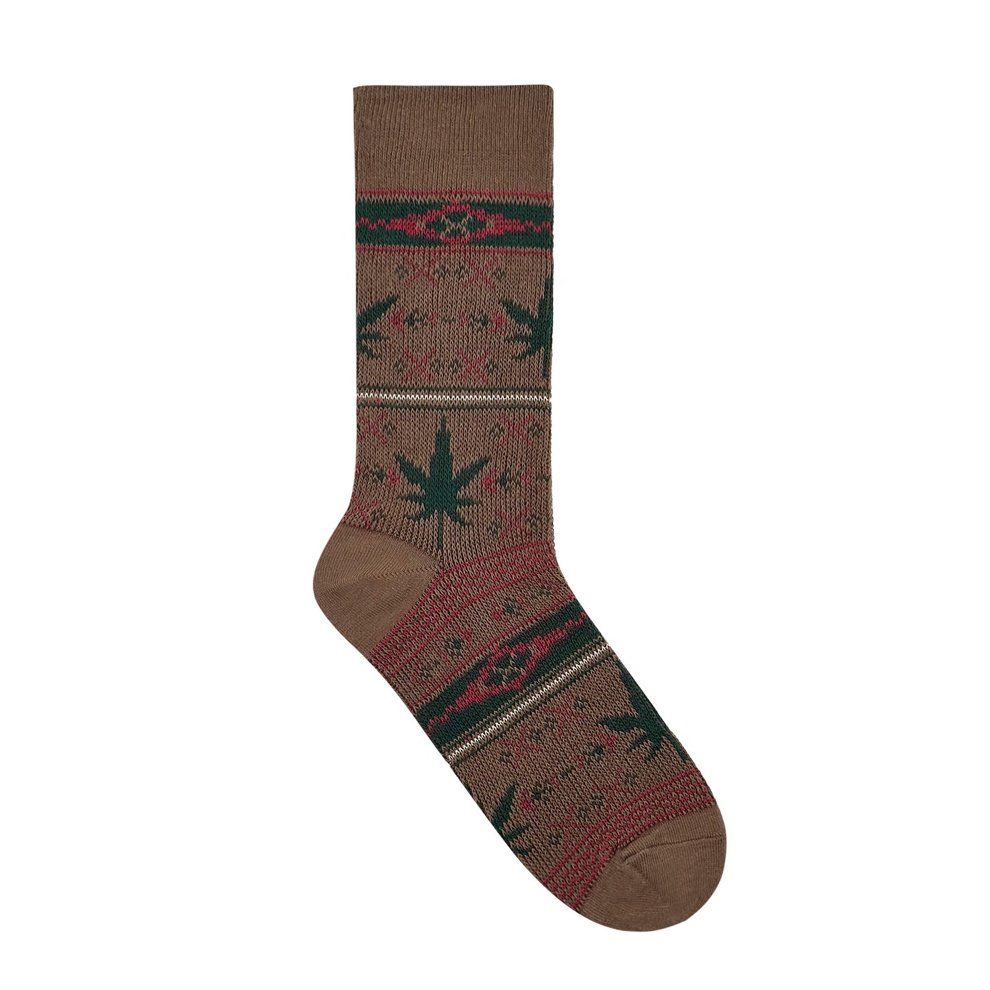 Men's Crew Hemp Jacquard Socks