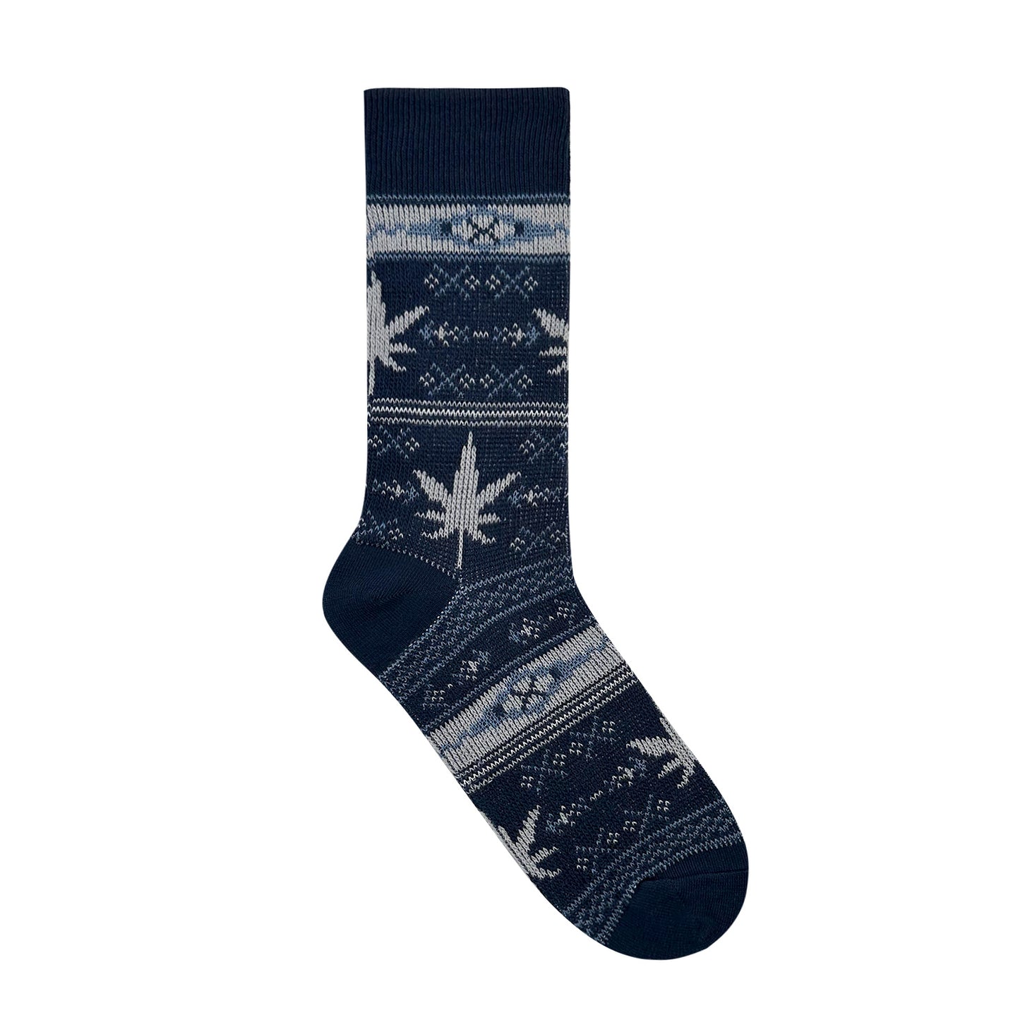 Men's Crew Hemp Jacquard Socks