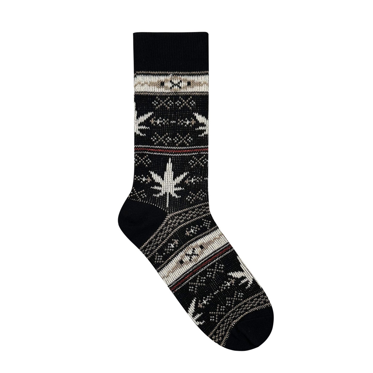 Men's Crew Hemp Jacquard Socks