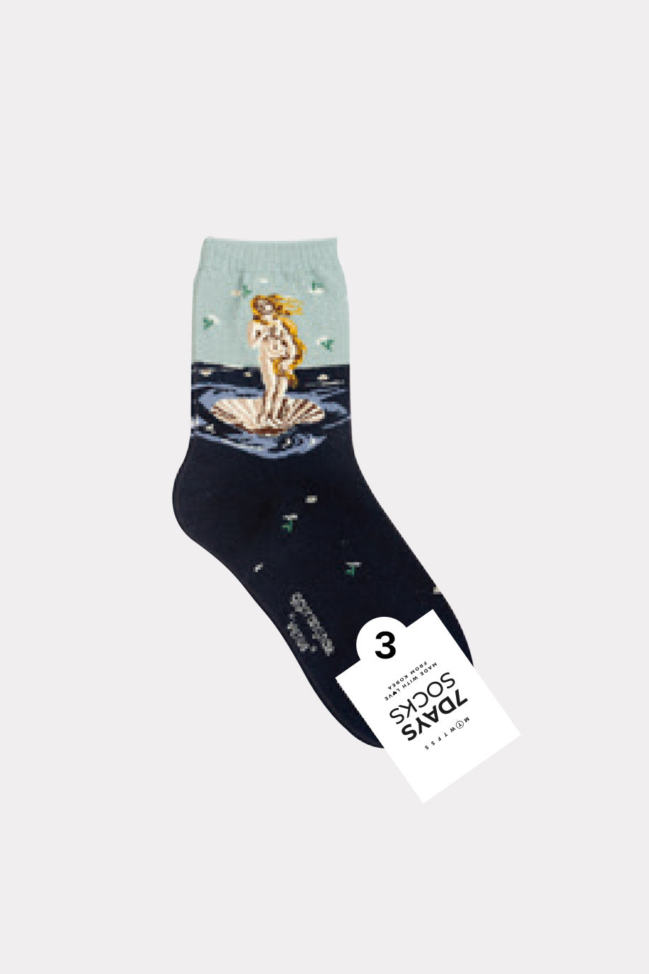 Women's Crew Famous Painting 3 Socks