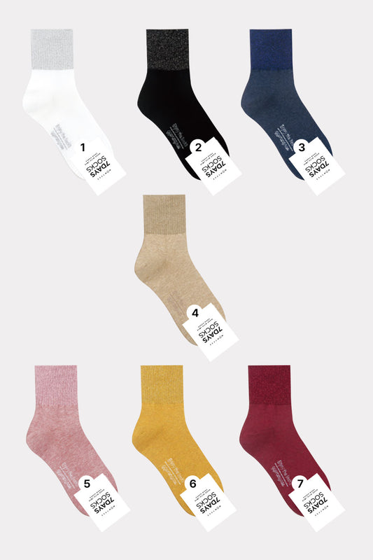 Women's Glitter Point Ankle Socks