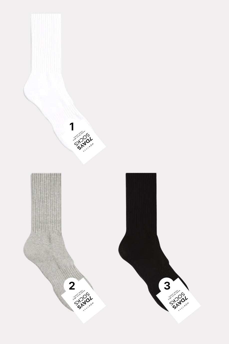 Men's Crew Daily Basic Socks