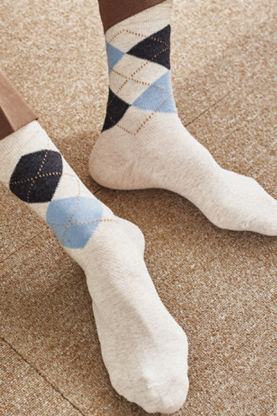 Men's Crew Daily Standard Argyle Socks