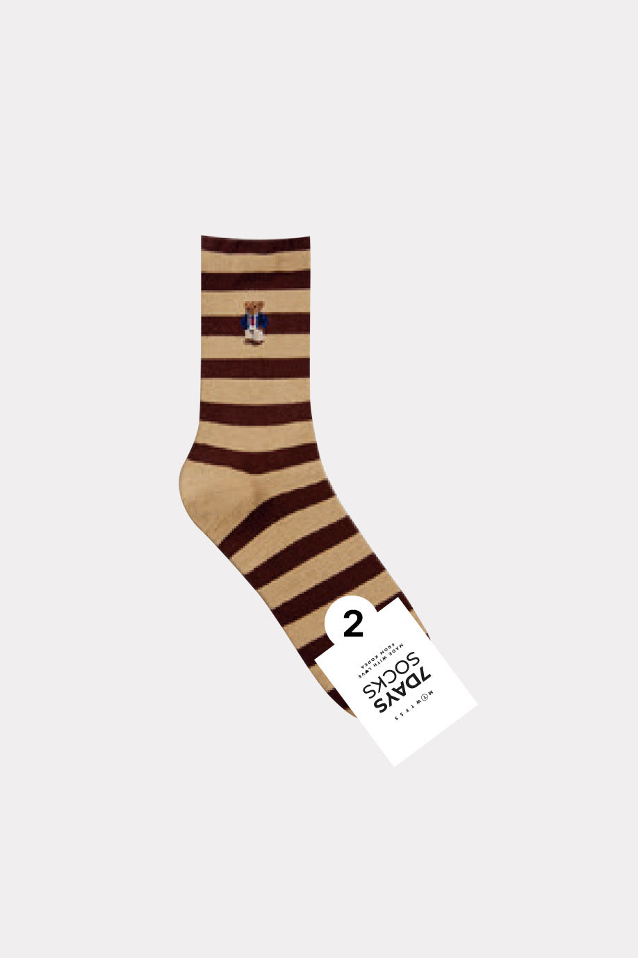 Men's Crew Daily Good fit Point Bear Socks