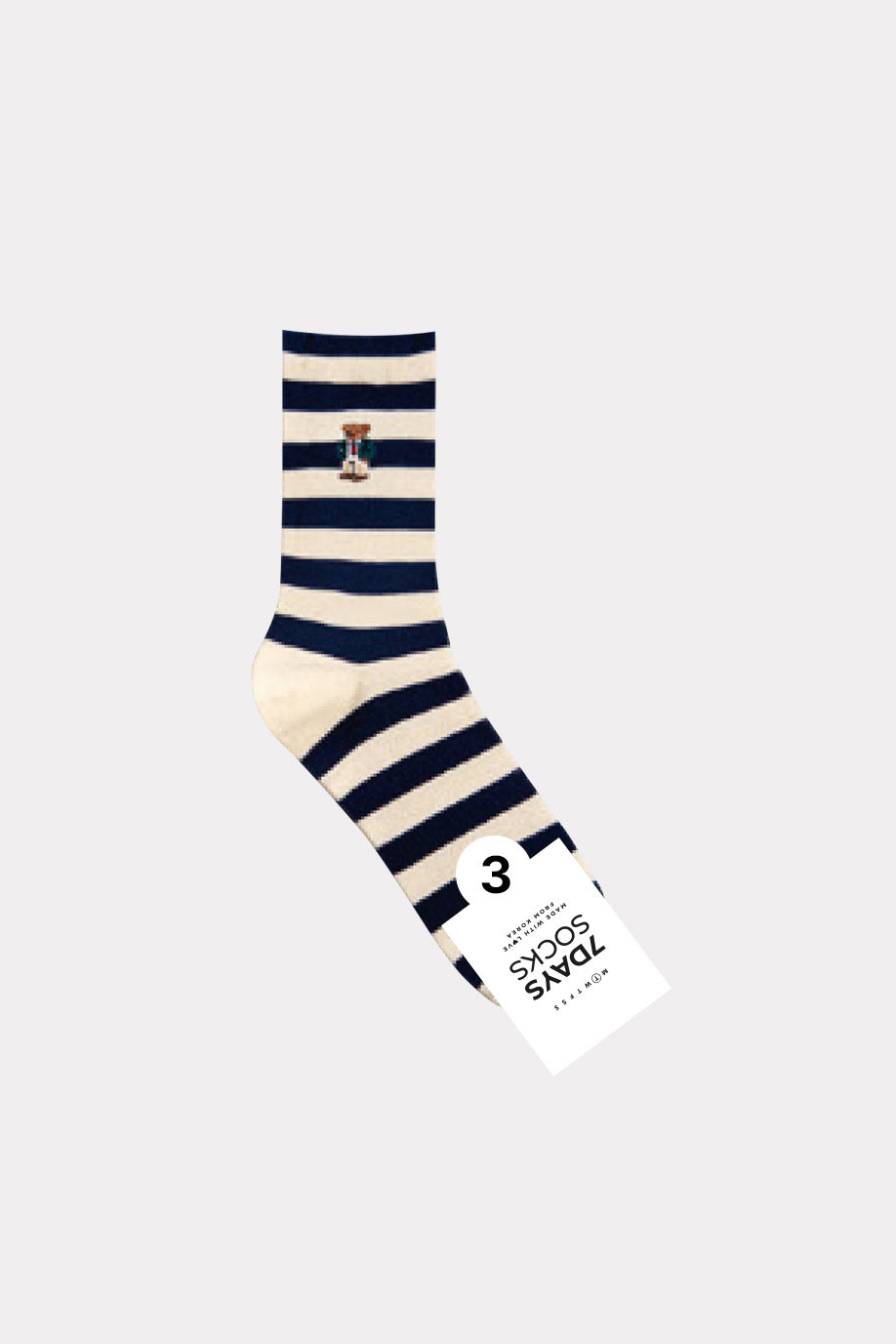 Men's Crew Daily Good fit Point Bear Socks