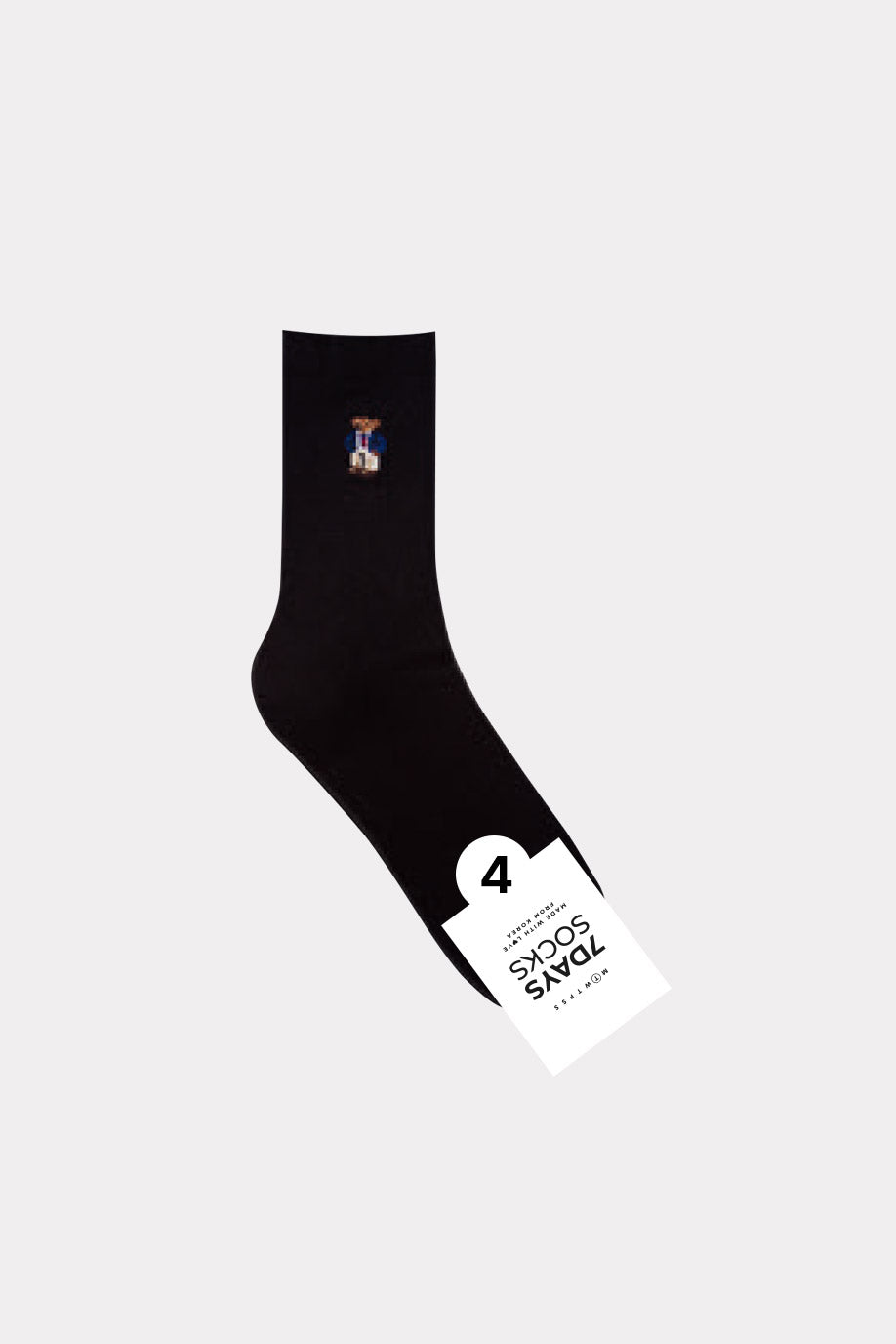 Men's Crew Daily Good fit Point Bear Socks