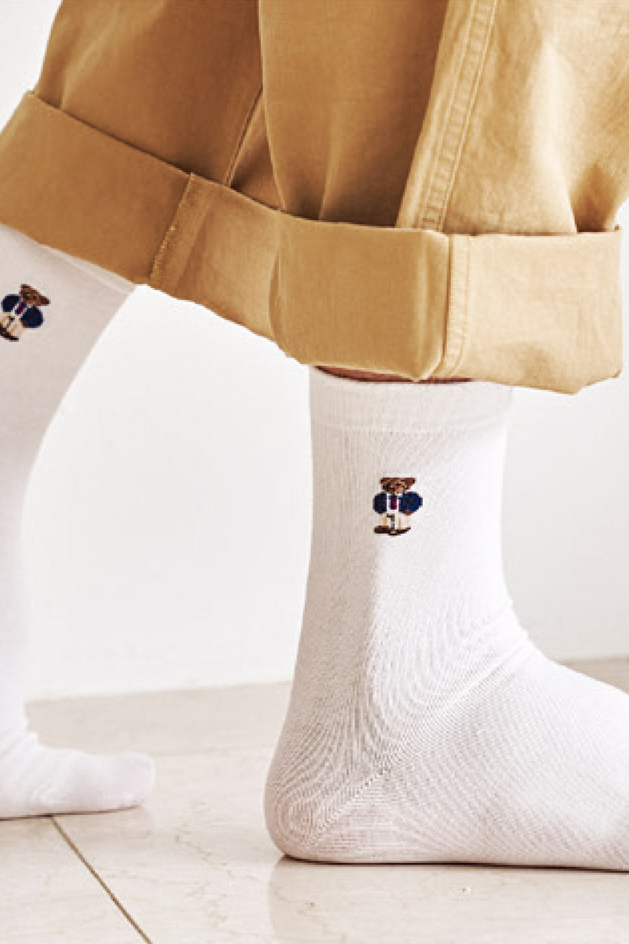 Men's Crew Daily Good fit Point Bear Socks