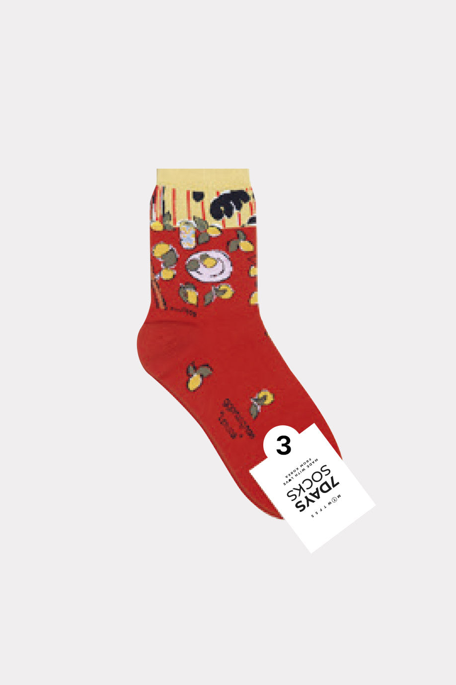 Women's Crew Famous Painting 4 Socks