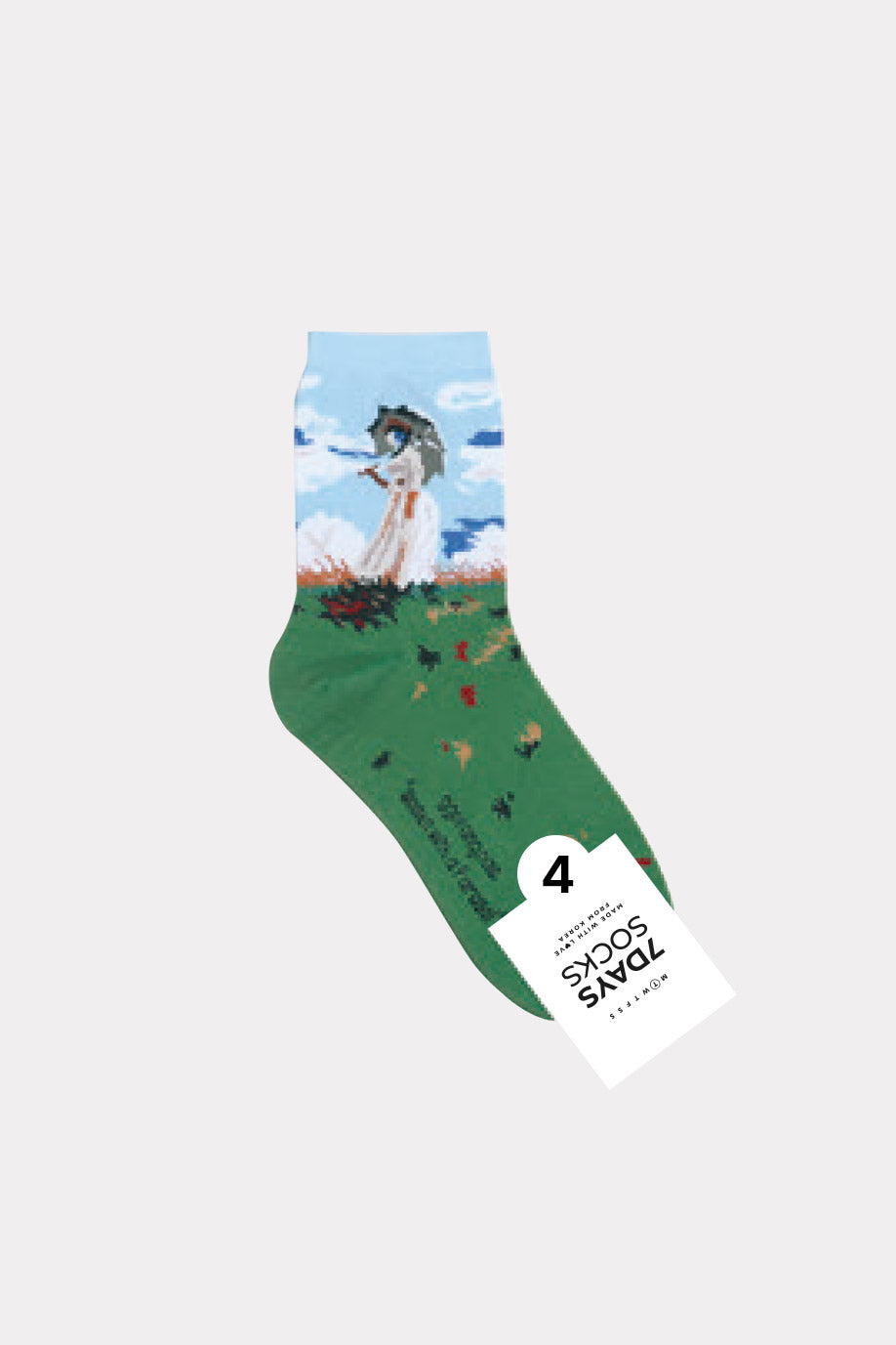 Women's Crew Famous Painting 4 Socks
