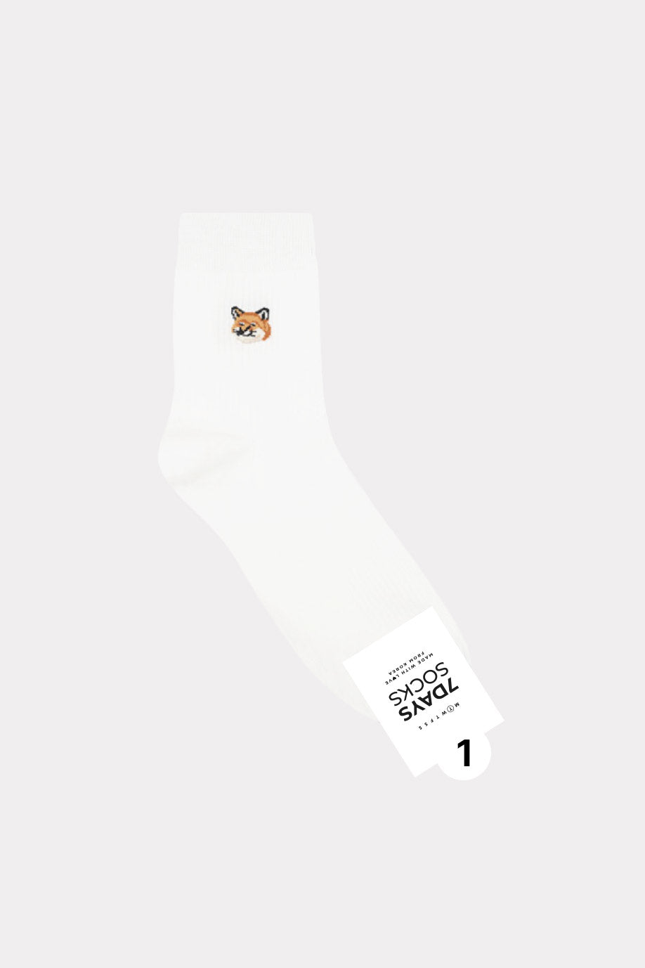 Men's Crew Dog Basic Socks - Made in Korea