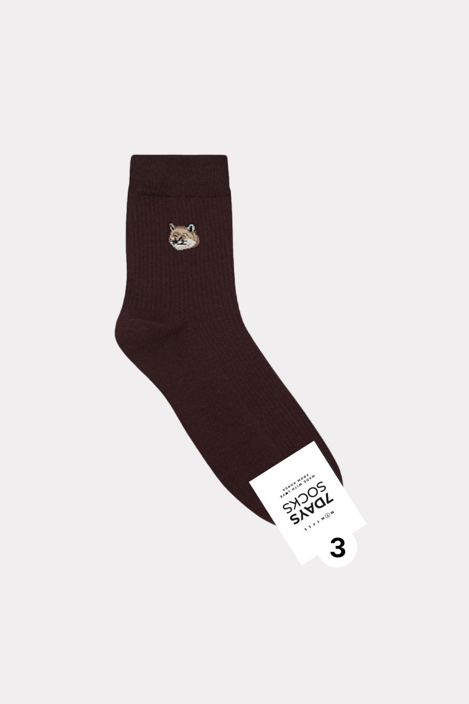 Men's Crew Dog Basic Socks - Made in Korea