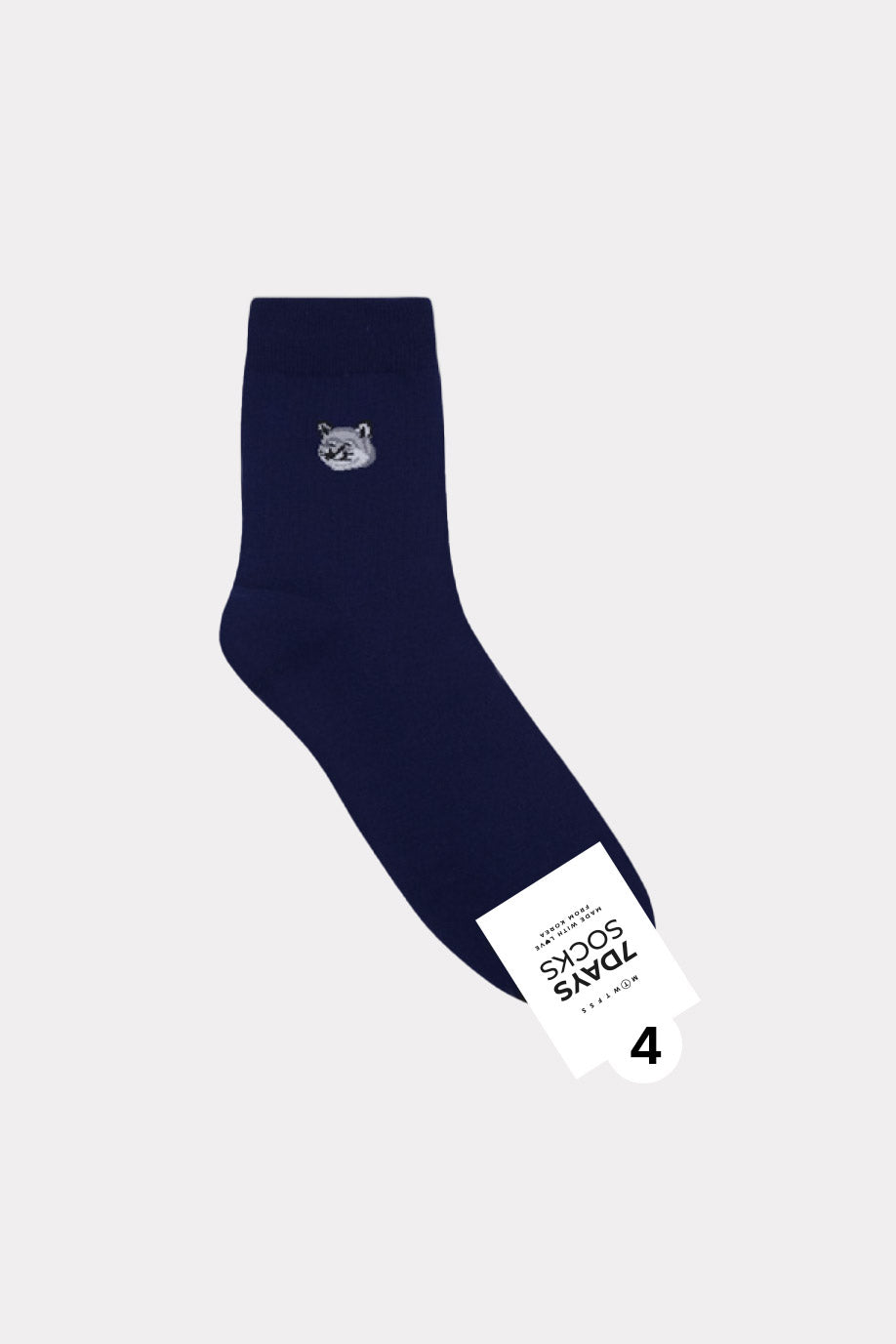 Men's Crew Dog Basic Socks - Made in Korea