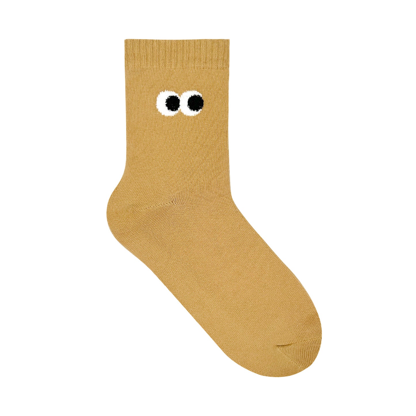 Women's Crew Daily Circle Eyes Socks - Made in Korea