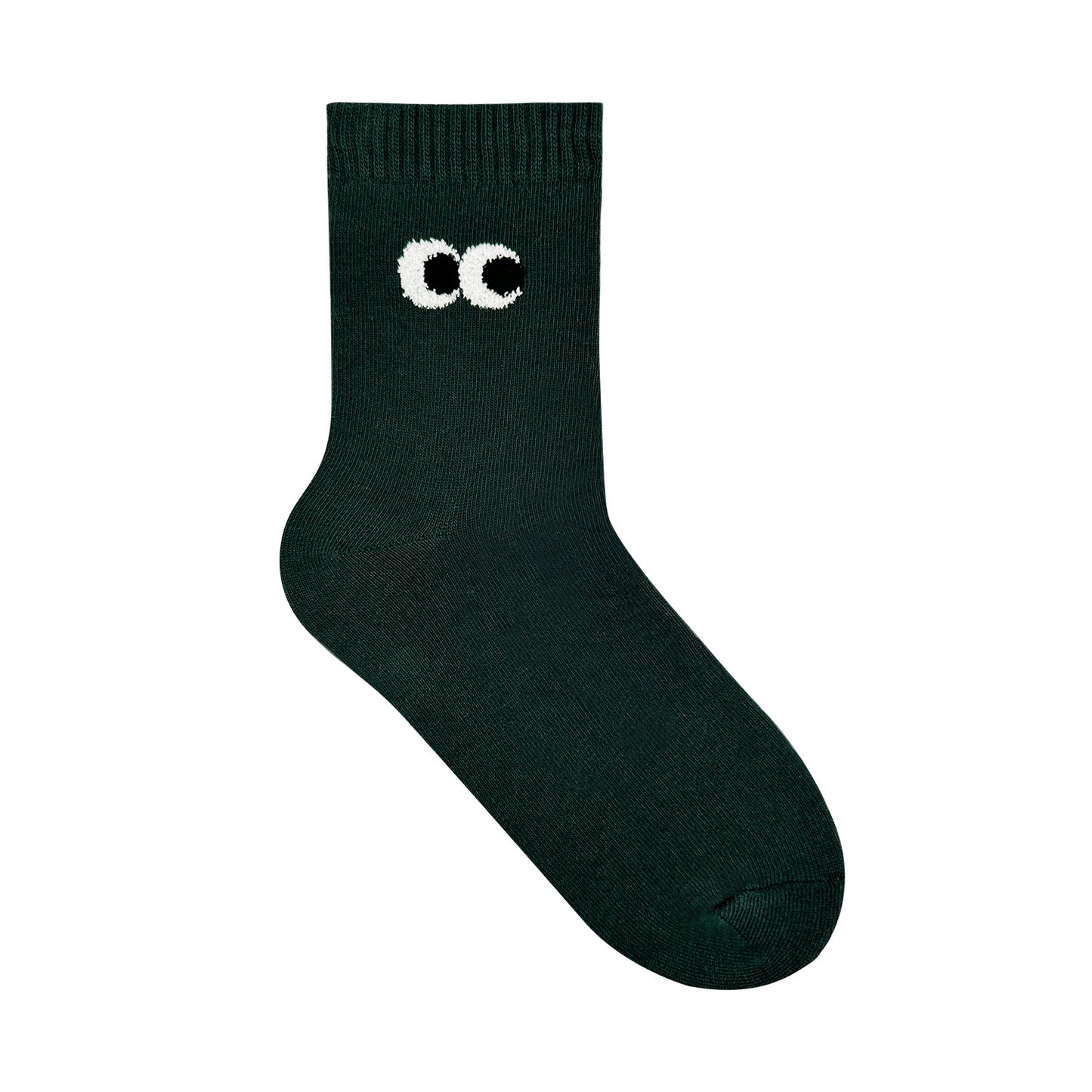 Women's Crew Daily Circle Eyes Socks - Made in Korea