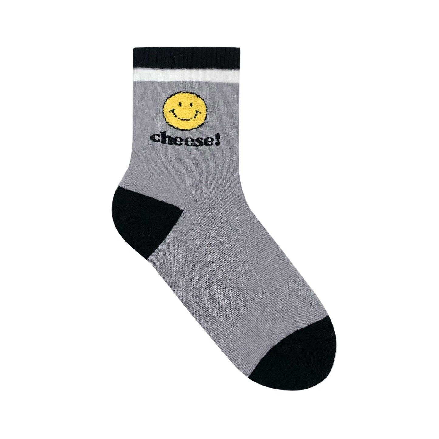 Women's Crew Smile Cheese Socks