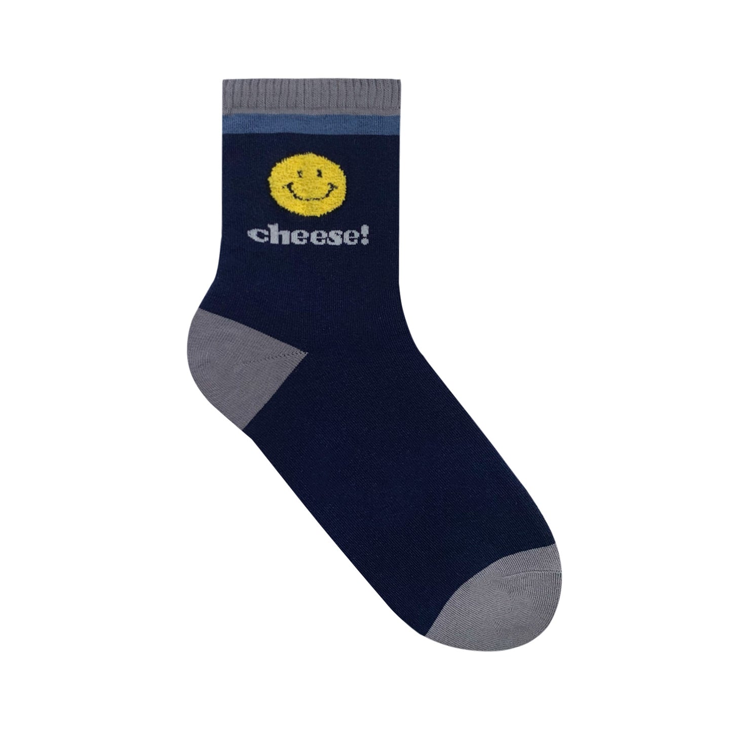 Women's Crew Smile Cheese Socks