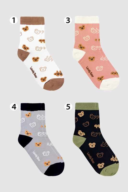 Women's Crew Bear Love Socks