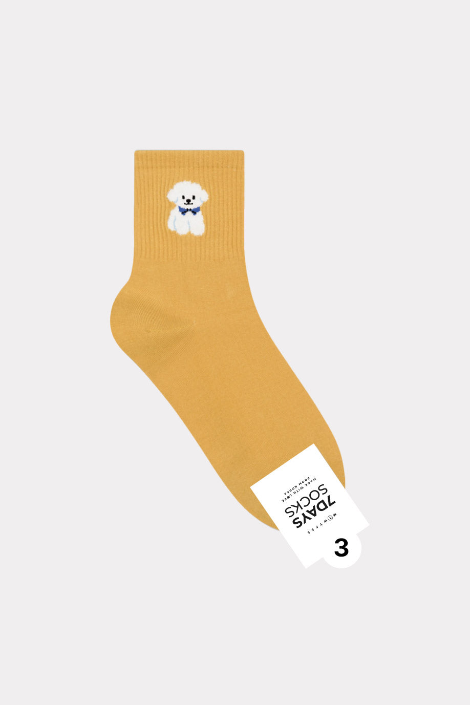 Women's Crew Puppy Land  Socks - Made in Korea