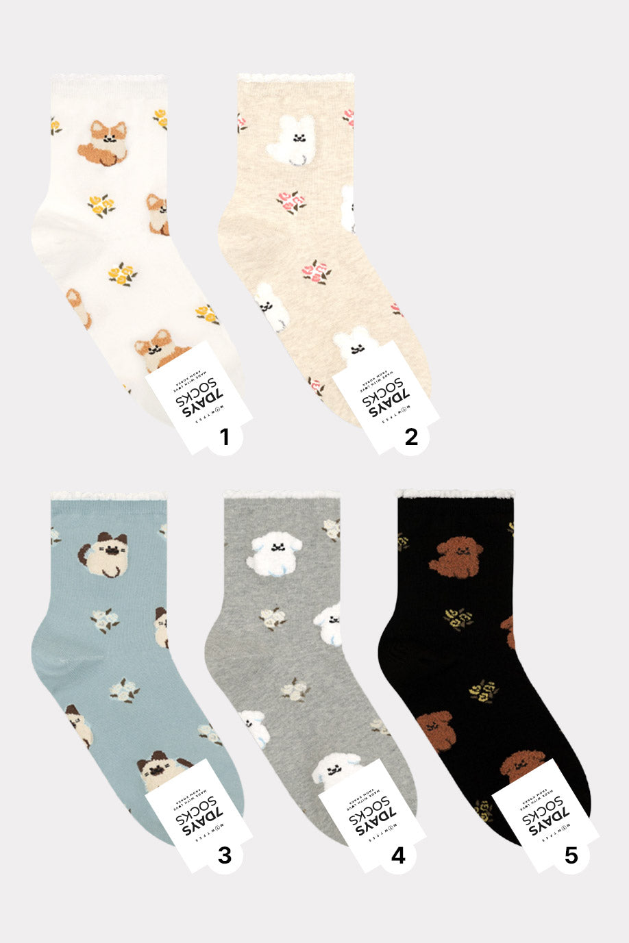 Women's Crew Cozy Friend Socks - Made in Korea