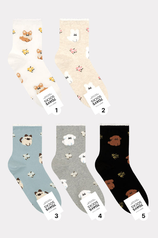 Women's Crew Cozy Friend Socks - Made in Korea