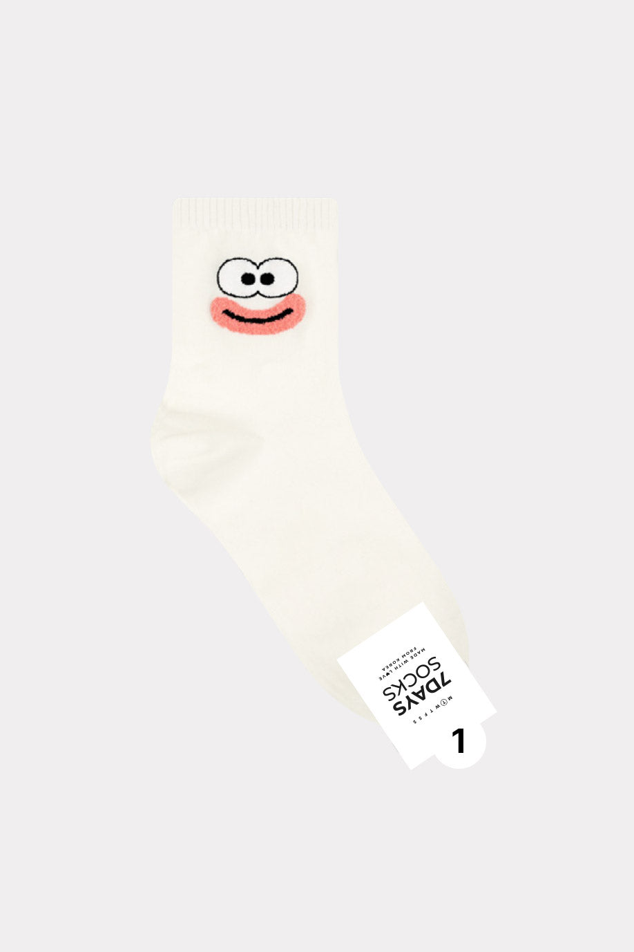 Women's Crew Eye face Socks - Made in Korea