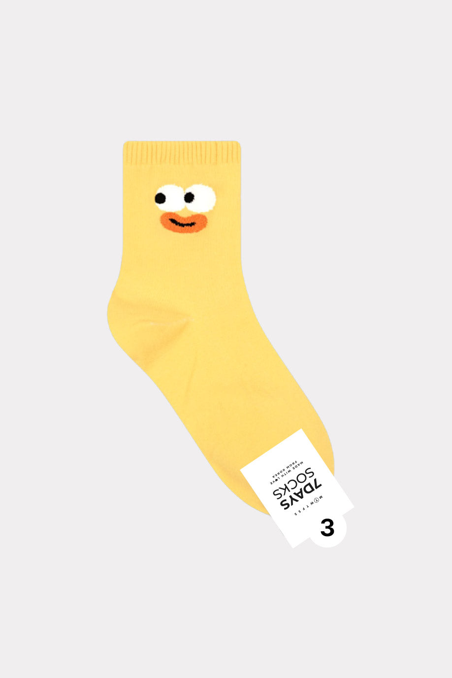 Women's Crew Eye face Socks - Made in Korea