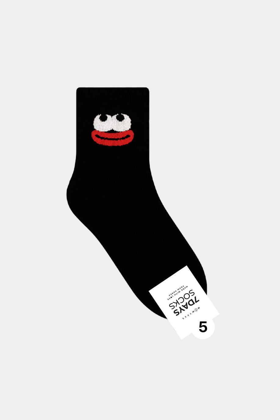 Women's Crew Eye face Socks - Made in Korea