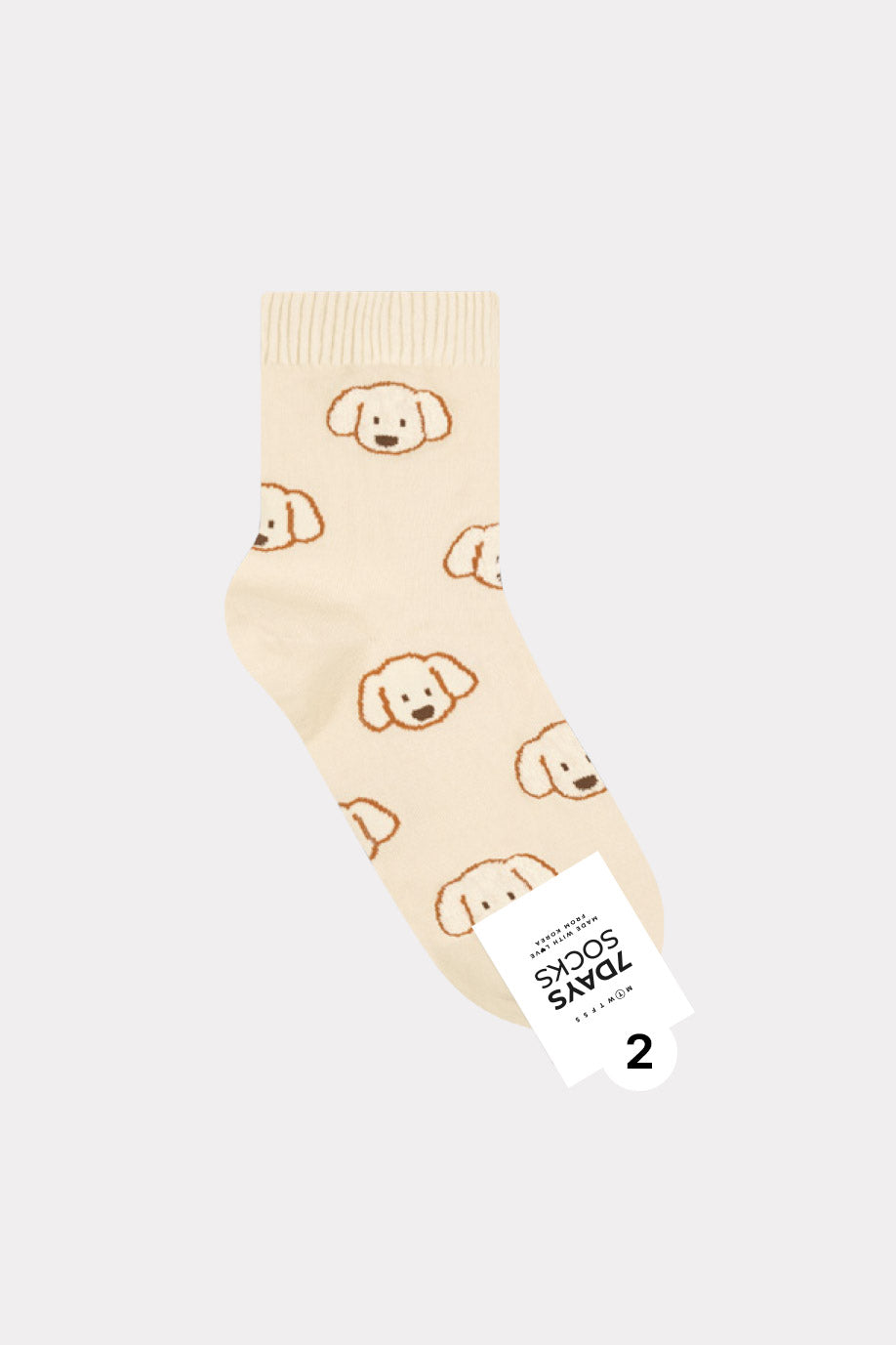 Women's Crew Cotton Animal Socks - Made in Korea