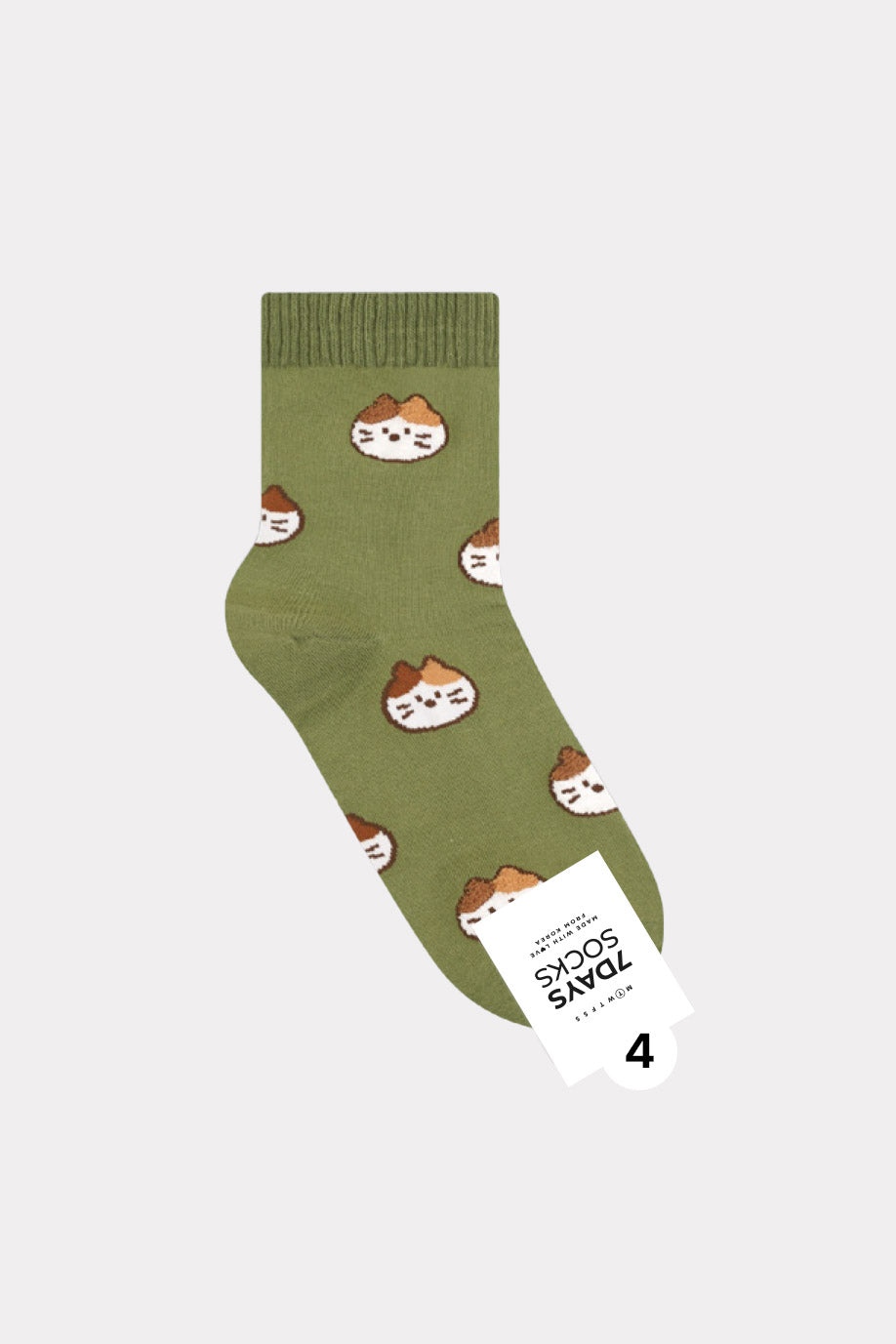 Women's Crew Cotton Animal Socks - Made in Korea