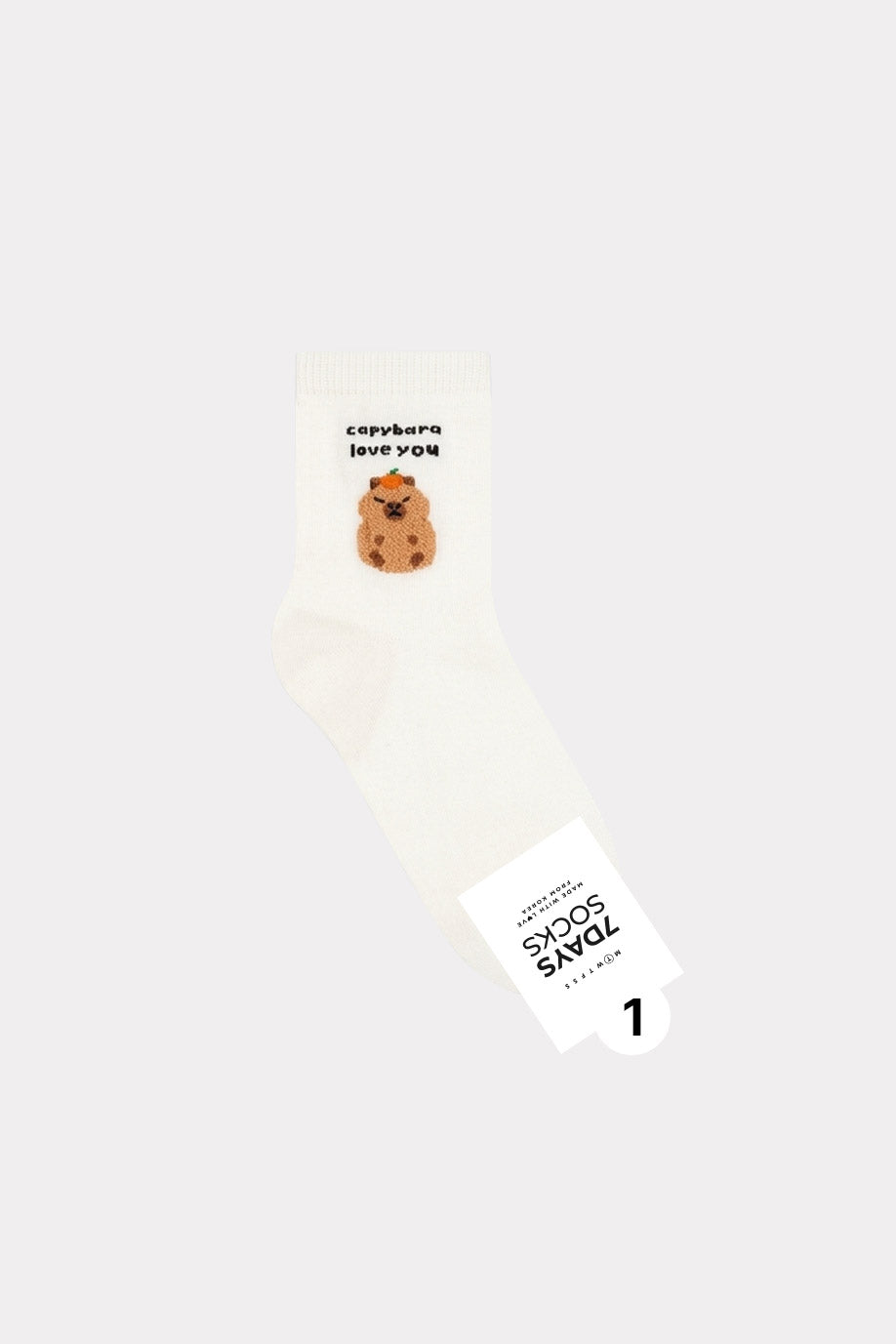 Women's Crew Capybara Series Friends Socks