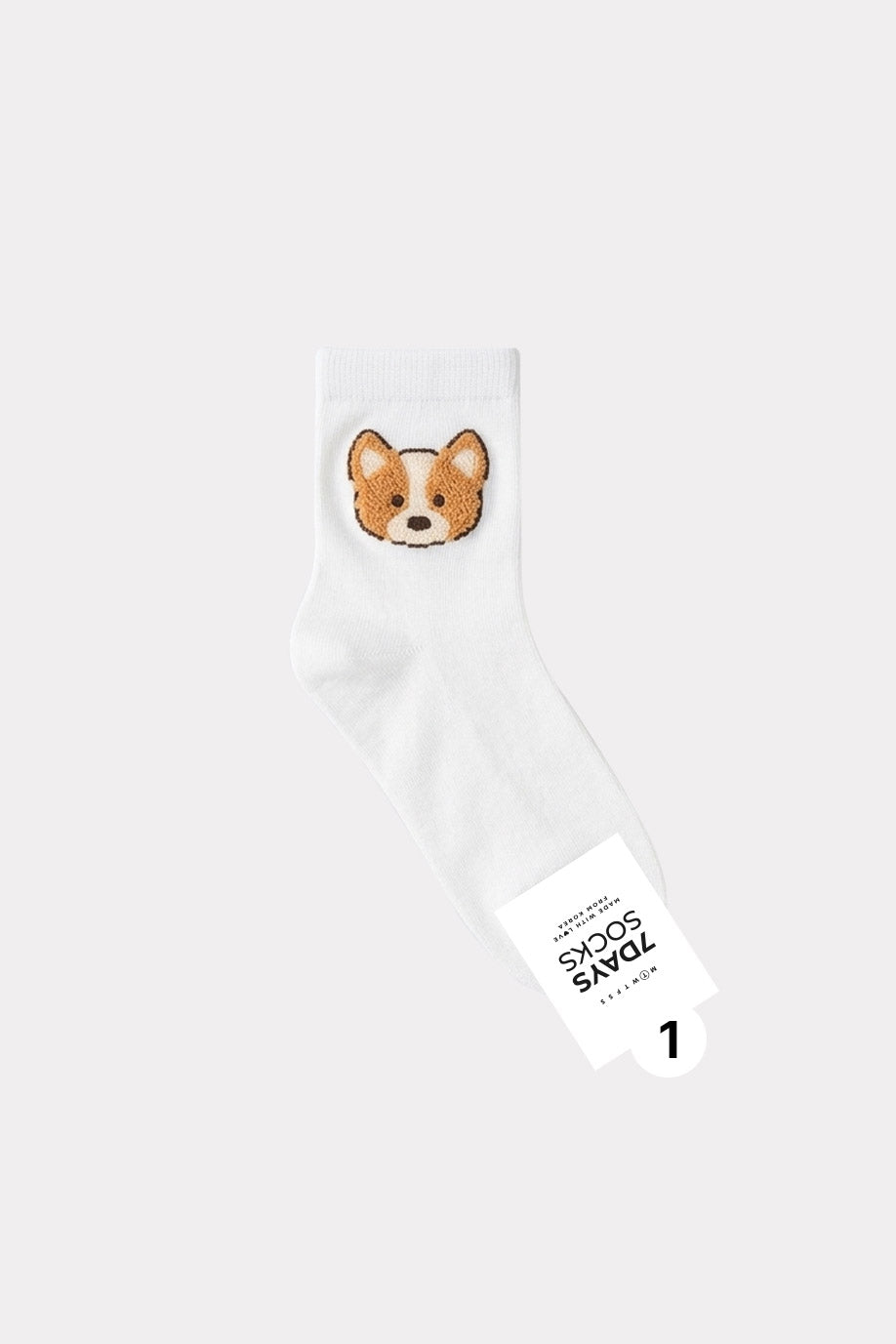 Women's Crew Dog & Cat & Bear Friends Socks