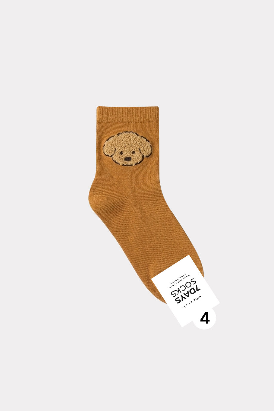 Women's Crew Dog & Cat & Bear Friends Socks