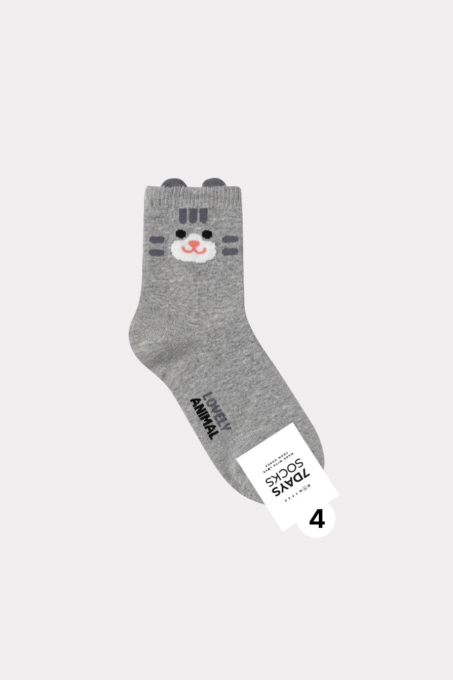 Women's Crew Animal Lovely Face Socks