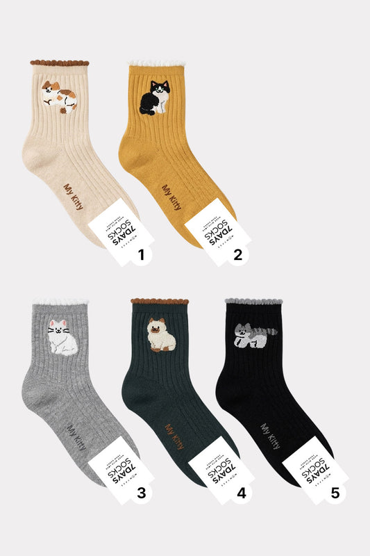 Women's Crew My Kitty Socks