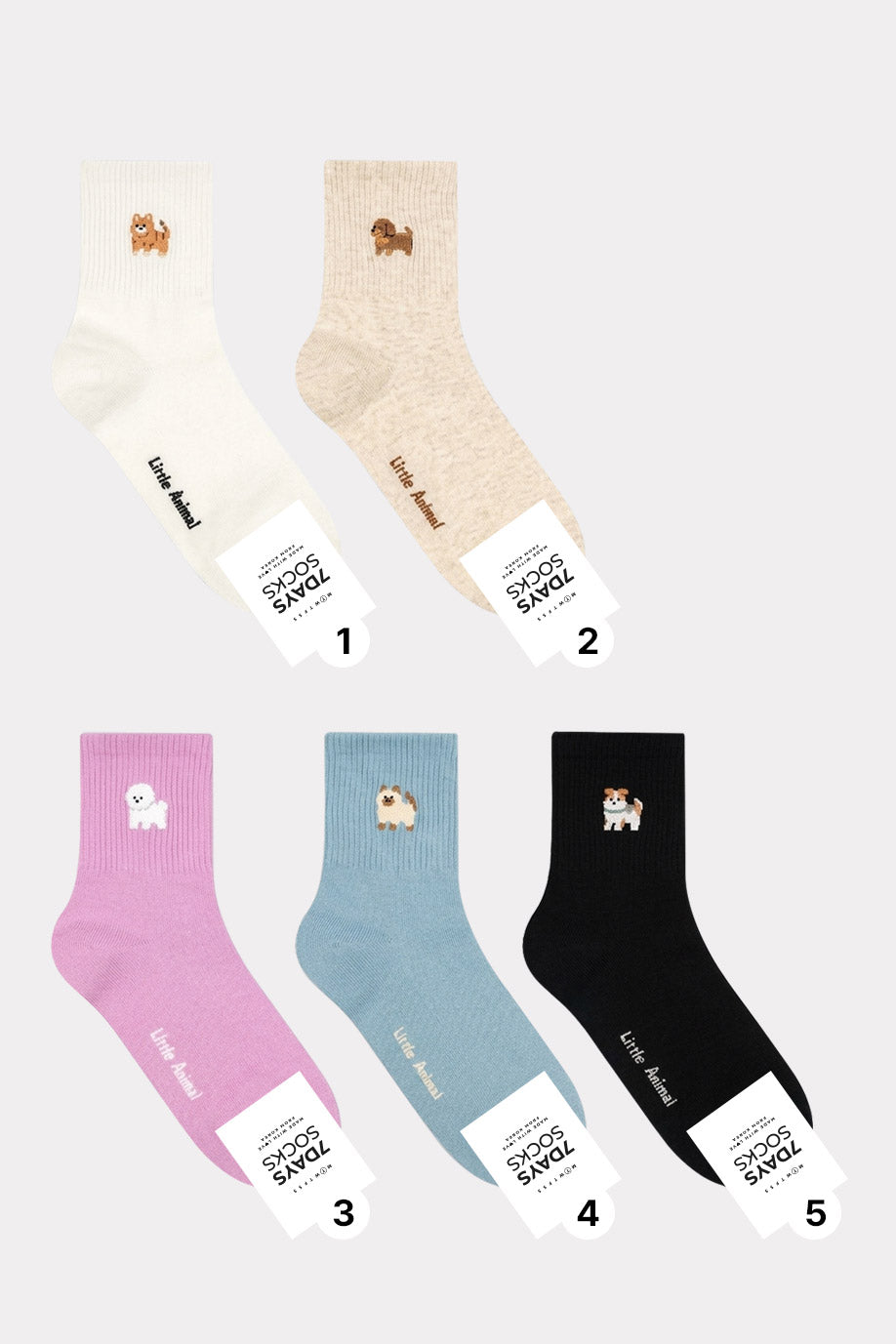 Women's Crew Little Cozy Animal Socks