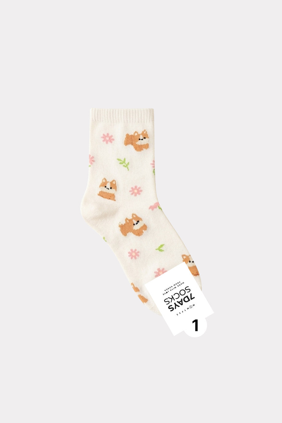 Women's Crew Little Dog & Cat Socks