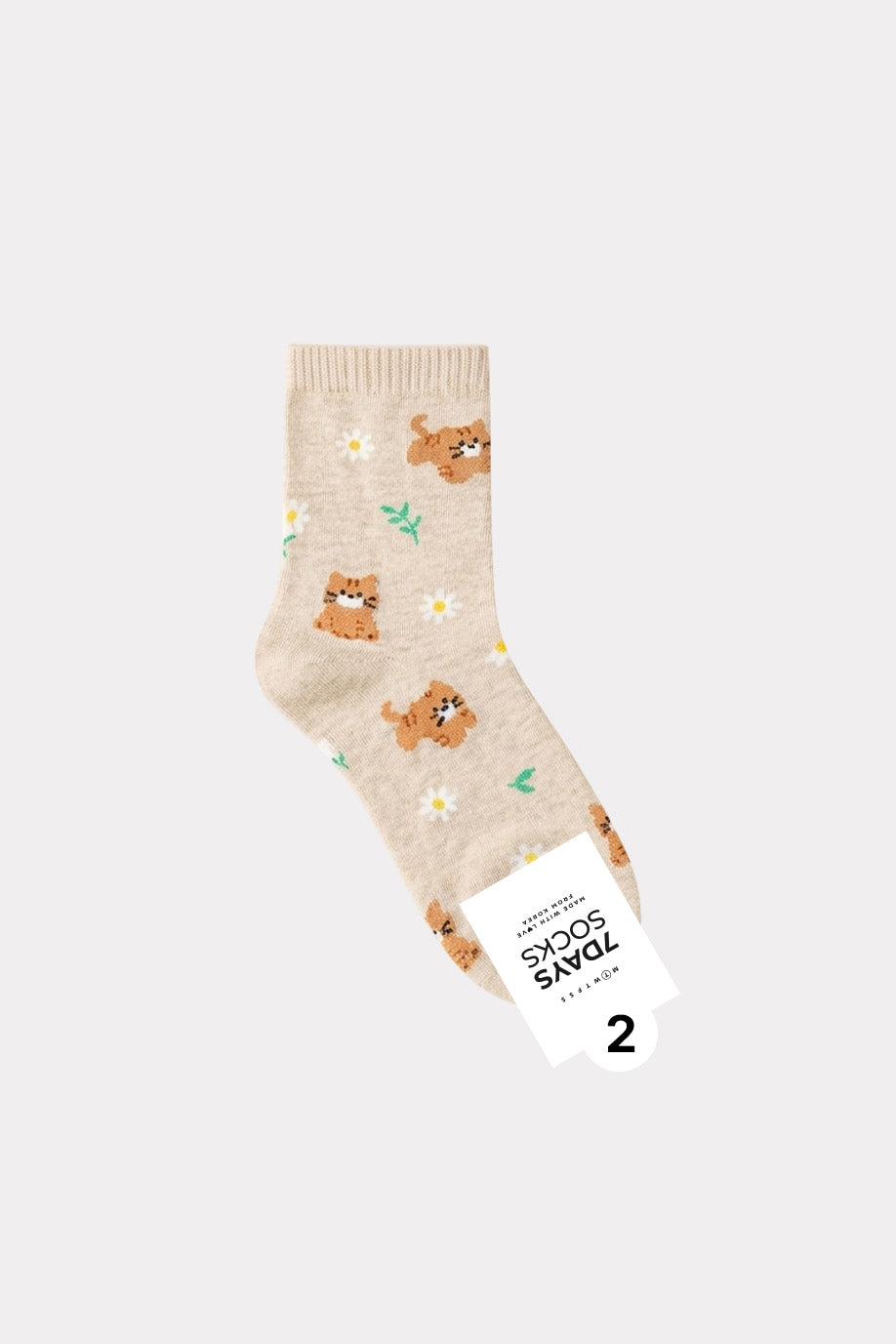 Women's Crew Little Dog & Cat Socks