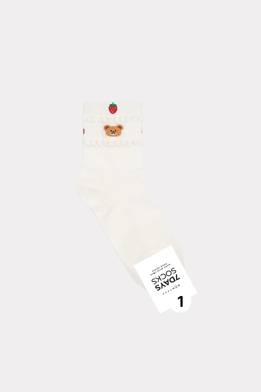 Women's Crew Cookie Bear Socks