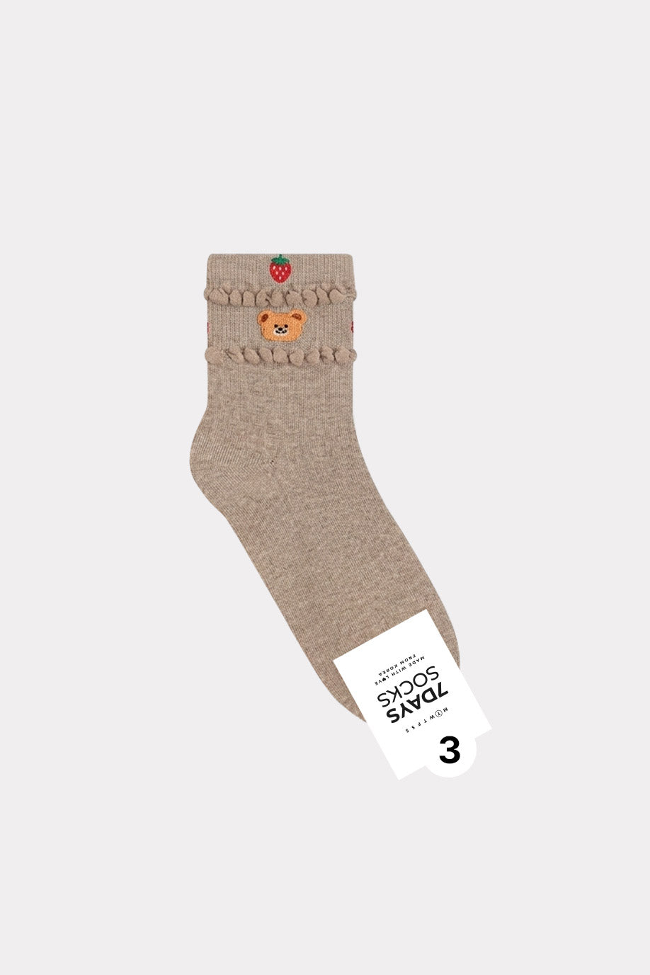 Women's Crew Cookie Bear Socks