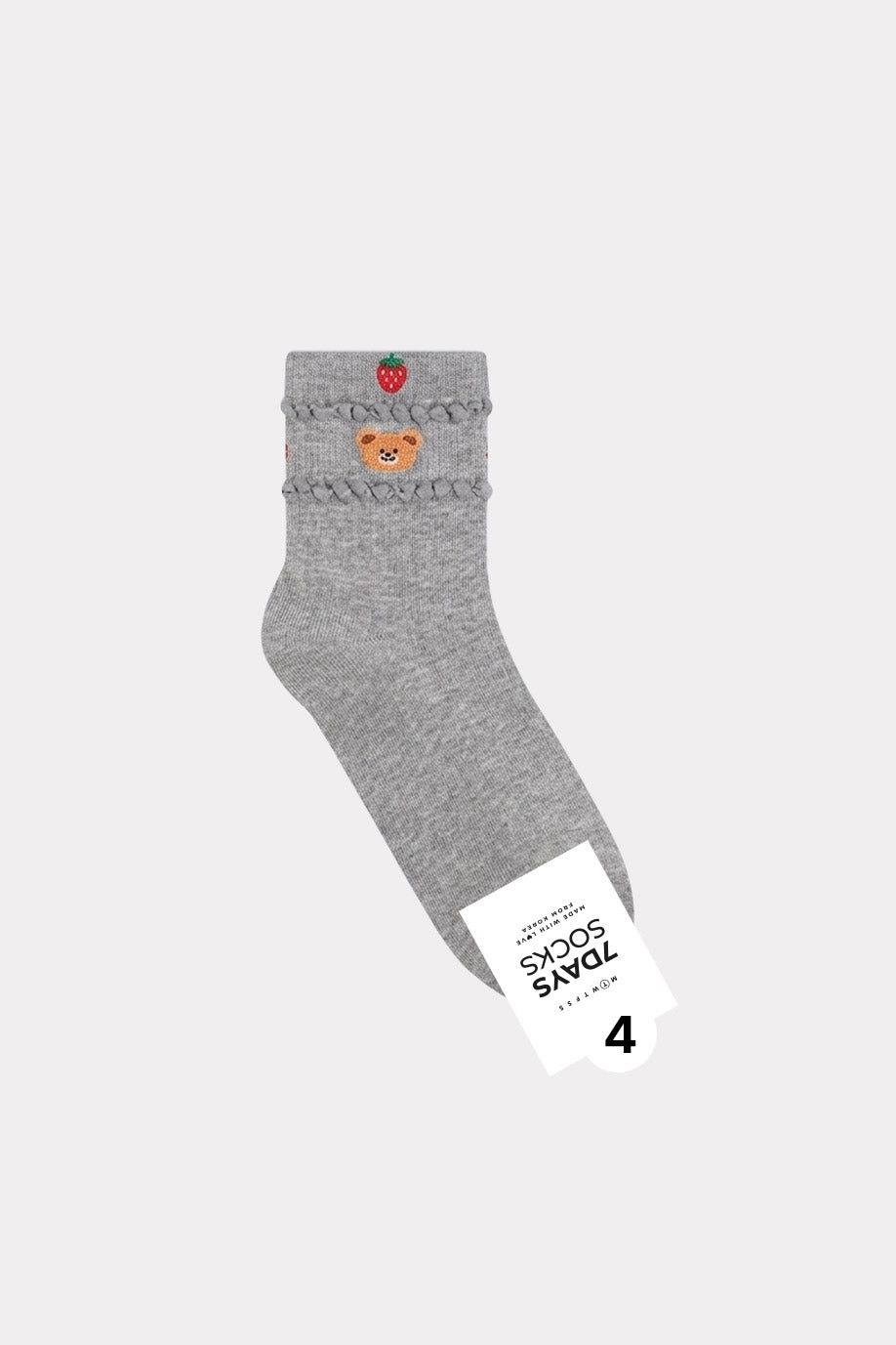 Women's Crew Cookie Bear Socks