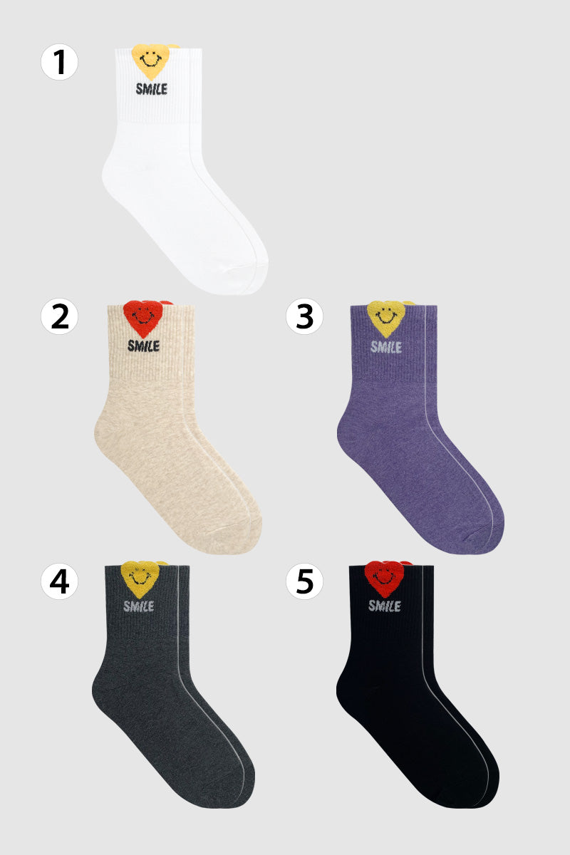 Women's Crew Love Smile Socks