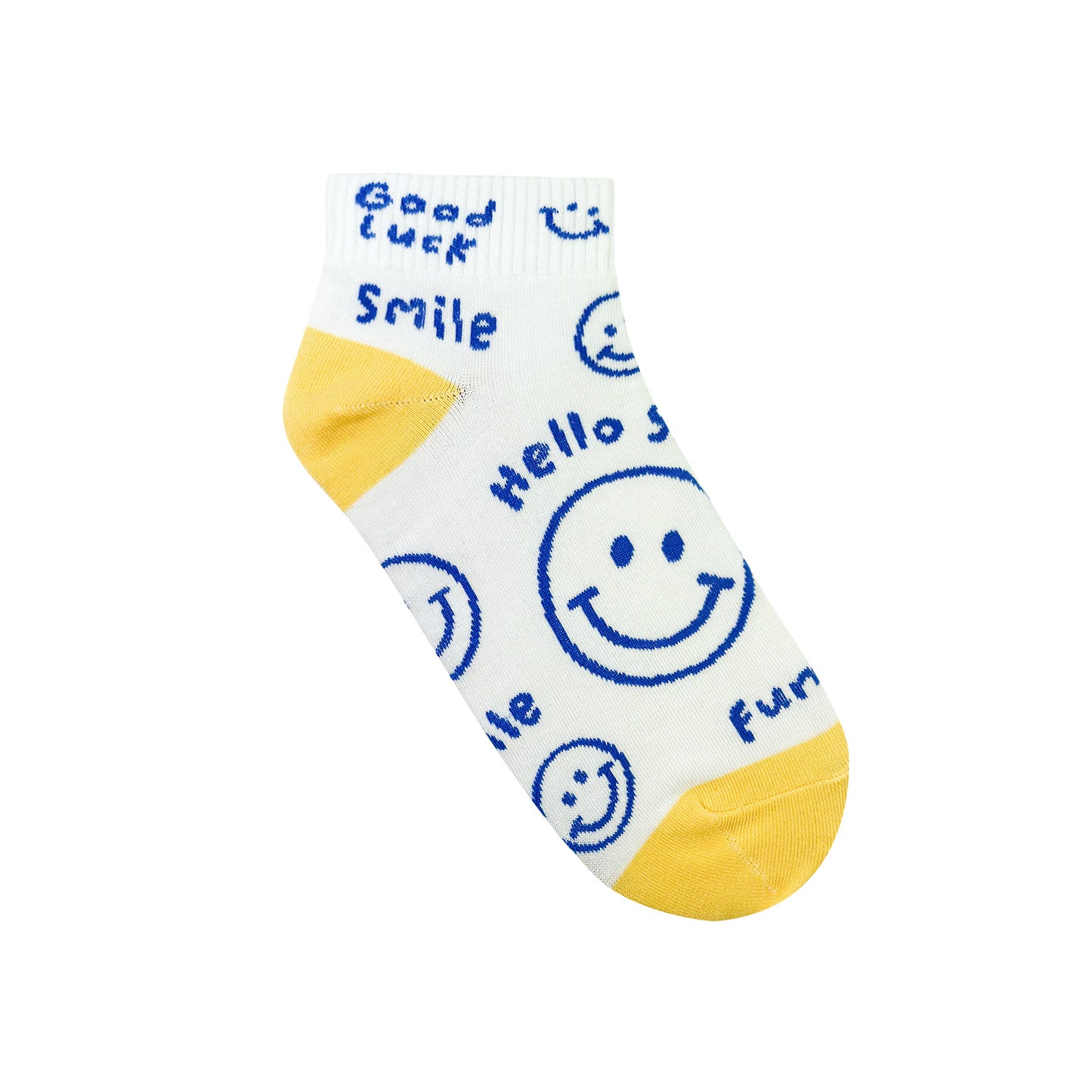 Women's Crew Smile Graffiti Socks